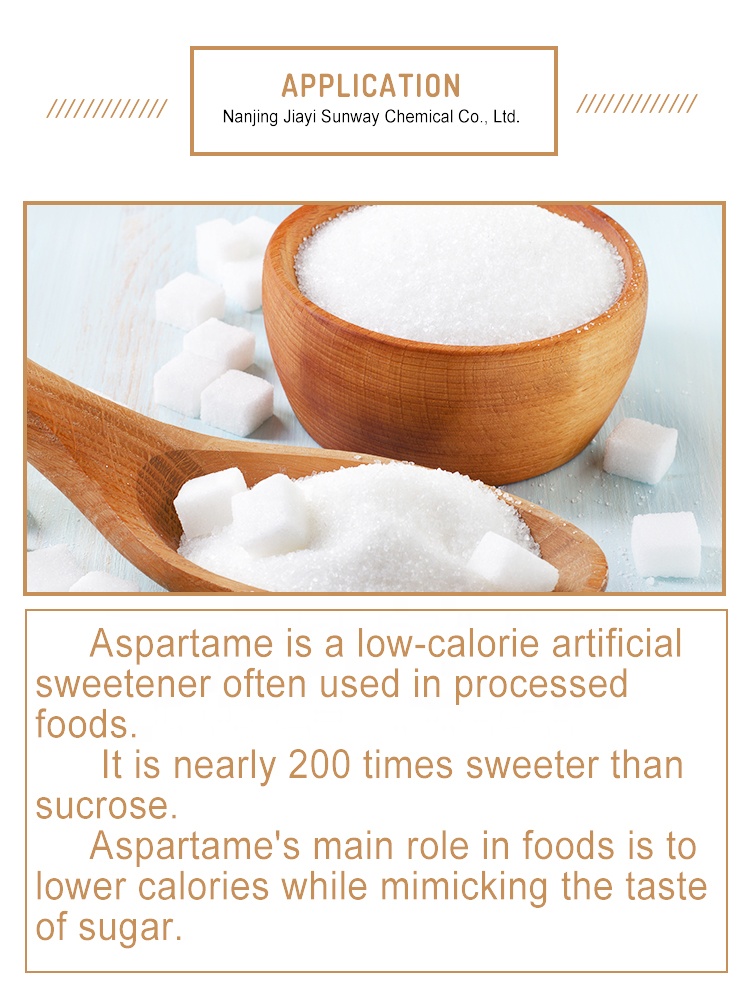 最高品質のバルク白色粉末食品添加物 人工甘味料 アスパルテーム ハラル e951 CAS NO.22839-47-0 25kg ドラム